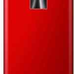 Refrigerador Hisense de 6.3 pies cúbicos con dispensador de agua en color rojo baja a su menor precio + 18 meses sin intereses