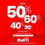 Descuentazos Martí: Hasta 60% de descuento