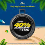 Promoción de Vacaciones Michelin: Hasta 40% de descuento y hasta 6 msi en llantas