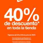 40% de descuento en toda la tienda en sucursales participantes de Nike Factory Store