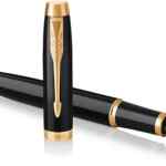 Pluma fuente Parker Black Gold Trim a un buen precio