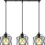 Lámpara de techo decorativa vintage con 3 luces de nuevo baja de precio