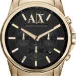 Reloj para hombre AX Armani Exchange con cronógrafo y correa de metal baja a su menor precio + 9 meses sin intereses