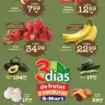 Ofertas S-Mart 3 días de frutas y verduras del 17 al 19 de junio 2025
