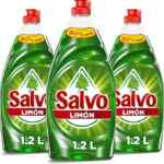 3x2 en 3 pack lavatrastes Salvo Limón de 1.2 litros (quedan pocas piezas) + 10% adicional con Planea y Ahorra