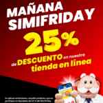 Promoción Simifriday: 25% de descuento en tienda en línea de Farmacias Similares sólo hoy