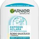 Crema limpiadora nutritiva Garnier SkinActive Express Aclara Anti-imperfecciones con ácido Salicílico para pieles con tendencia al acné baja a su menor precio