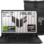 Laptop gamer Asus TUF con AMD Ryzen AI 9 HX, 16 GB de RAM, 1 TB de SSD y tarjeta Nvidia GeForce RTX 4060 + mochila baja a su menor precio + 15 meses sin intereses