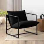 Sillón de estructura metálica con cojines Zinus Aidan baja a un gran precio
