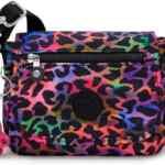 Bolsa crossbody para mujer Kipling Sabian Rainbow Jungle baja de precio