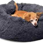Cama de peluche suave para mascotas baja a su menor precio