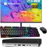 Computadora de escritorio HP ProDesk 600 G3 con Core i5, 16 GB de RAM, 256 GB de SSD, monitor, teclado y mouse reacondicionada baja a su menor precio
