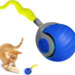 Juguete para gatos pelota automática con cola recargable por USB baja a un precio muy bueno