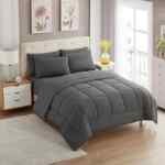 Juego de cama de 7 piezas con sábanas, edredón y fundas para cama matrimonial bajan de precio