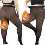 Juego de 2 medias térmicas afelpadas para mujer bajan de precio