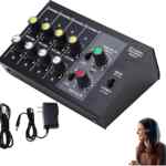 Consola mezcladora de audio con 8 entradas y 2 salidas baja a su menor precio
