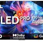 Pantalla QLED Pro TCL Smart Google TV 4K UHD de 50 pulgadas baja a un gran precio