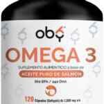 Suplemento alimenticio Omega 3 con 120 cápsulas baja de precio
