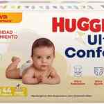 Pañales Huggies Ultra Confort Etapa 2 con 44 piezas baja a un precio muy bueno
