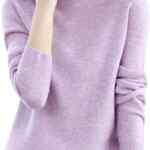 Sweater de lana de cachemira para mujer baja a un excelente precio