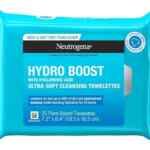 Toallitas húmedas limpiadoras Neutrogena Hydro Boost con ácido hialurónico con 25 piezas bajan de precio