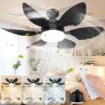 Ventilador de techo con luz LED y control remoto baja de precio
