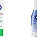 Combo Nivea con gel crema hidratante efecto mate + desmaquillante de ojos doble acción bajan a su menor precio