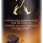 Chocolates semiamargos Turin rellenos de whisky Johnnie Walker 180 g bajan a su menor precio