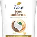 Desodorante aclarante para mujer Dove Tono Uniforme Pro-Ceramidas Coco y Flor de Loto baja de precio
