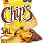 Papas fritas Chips Sal bolsa grande de 240 g baja de precio