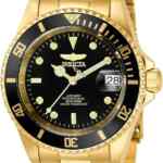 Reloj de buceo para hombre Invicta Pro Diver con correa dorada baja a un tremendo precio
