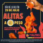 Día de la Alita en Las Alitas: Segunda orden de alitas a sólo $1 peso