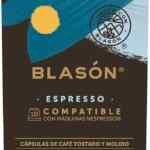 Cápsulas de café Blasón Espresso para máquinas Nespresso con 10 piezas bajan a un excelente precio con Planea y Ahorra