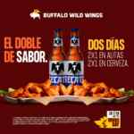WingsDay en Buffalo Wild Wings: 2x1 en alitas y 2x1 en cerveza el 28 y 29 de julio