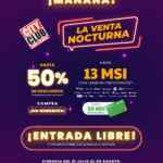 Venta Nocturna City Club: Hasta 50% de descuento y compra sin membresía