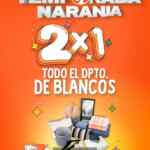 Temporada naranja 2025: 2x1 en el departamento de blancos