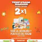Temporada Naranja 2025: 2x1 en cristalería y plásticos para el hogar