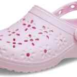 Sandalias para mujer Crocs Classic Clogs con corte floral bajan a un precio magnífico