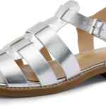 Sandalias para mujer en color plata metálico bajan a su menor precio