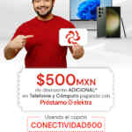 Cupón de $500 de descuento en celulares, cómputo y hogar en Elektra