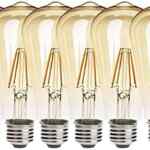 Juego de 6 focos LED tipo vintage bajan de precio