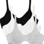 Oferta flash en 3 Pack Bras de algodón para mujer Fruit of the Loom bajan a su menor precio