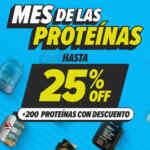 Mes de las Proteínas GNC: Hasta 25% de descuento en proteínas