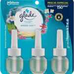Juego de 3 repuestos aromatizantes Glade aceites naturales Paraíso Azul bajan a su menor precio