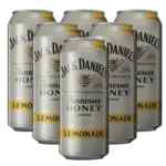6 Pack Bebidas preparadas Jack Daniels Honey Lemonade latón de 473 ml baja a su menor precio
