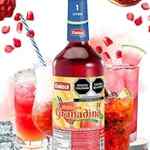 Jarabe de granadina de 1 L para preparar bebidas baja a un precio magnífico