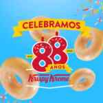 2x1 en Media Docena Glaseada y Docena Glaseada de Donas en Krispy Kreme por aniversario hoy y mañana
