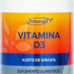 Suplemento alimenticio Vitamina D3 aceite de Girasol con 200 cápsulas baja a su menor precio + 3 meses sin intereses