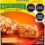 Barras de granola Nature Valley Sweet & Salty con 5 piezas baja a un gran precio