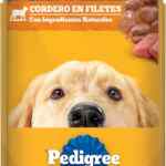 Alimento húmedo para mascotas Pedigree Cordero en Filetes con 24 sobres baja de precio